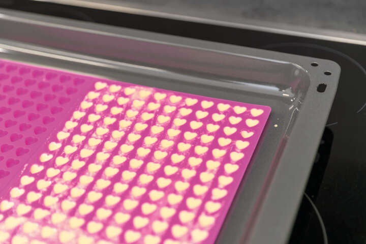 TRIXIE Leckerli Silikon Backmatte Herzen